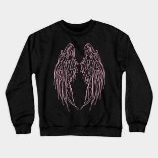 pink wings Crewneck Sweatshirt